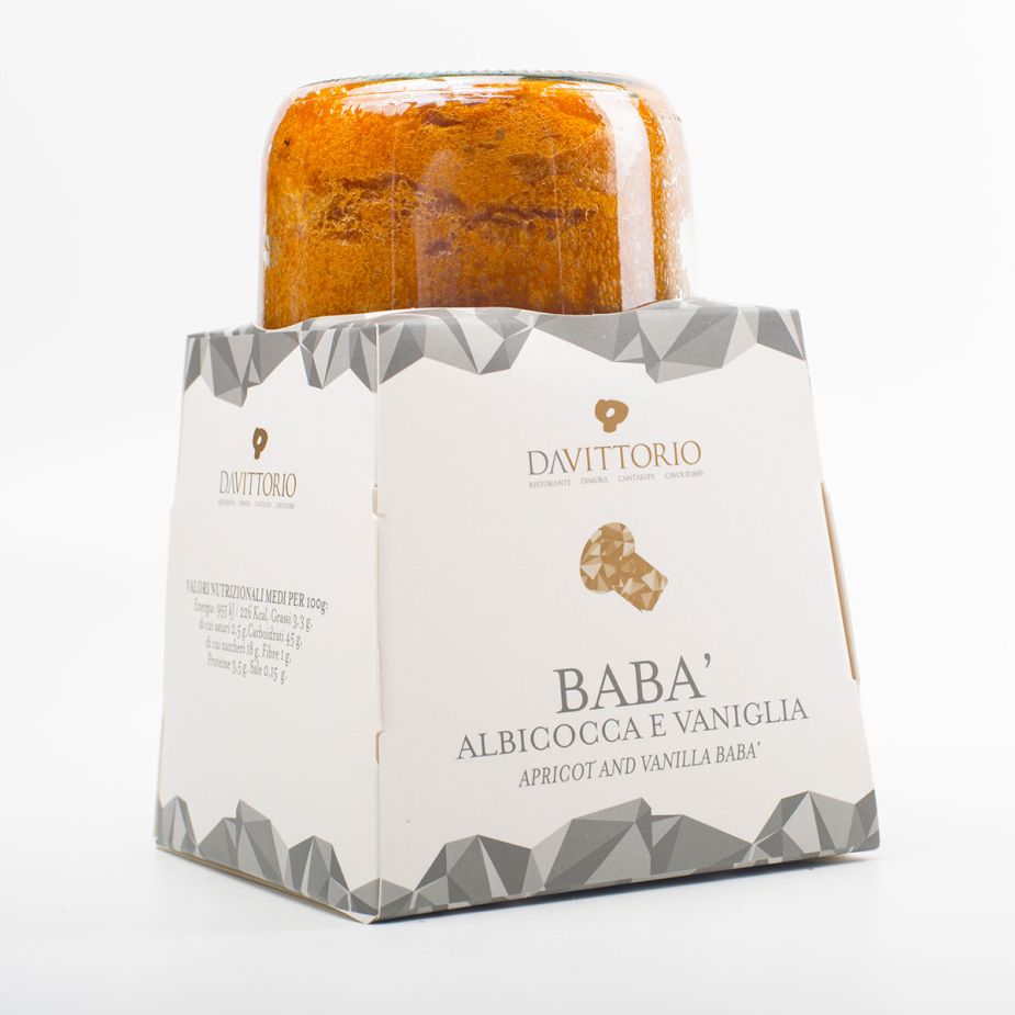 Babà albicocca e vaniglia