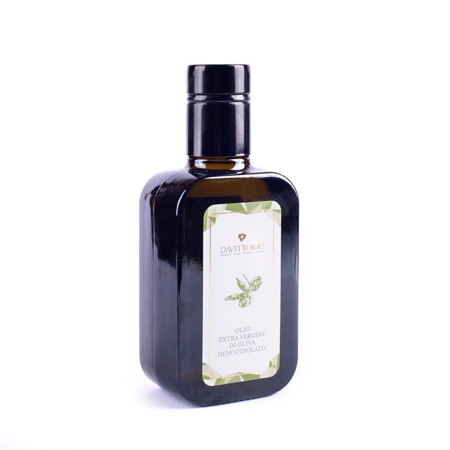 Olio extravergine di oliva denocciolato